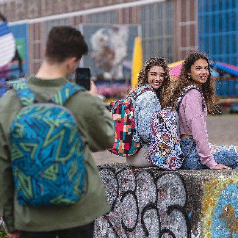 Studentský batoh Bobby Soft Art 16 L, XD Design, graffiti