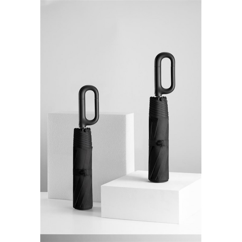 Designový automatický skládací deštník, XD Design, černý