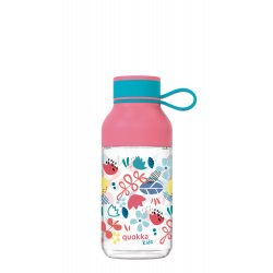 Dětská  láhev Ice, 430 ml, Quokka, květiny