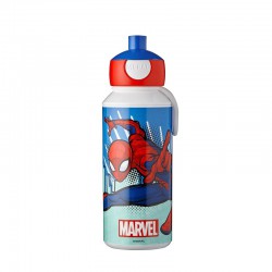 Dětská láhev na vodu s pítkem Campus 400 ml, Mepal, Spiderman