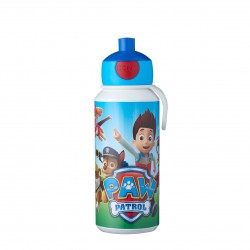 Dětská láhev na vodu s pítkem Campus 400 ml, Mepal, Tlapková Patrola, modrá