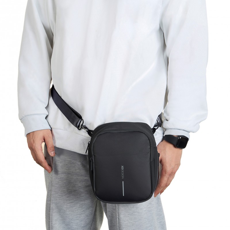Boxy Sling, nezbytná crossbody taška, XD Design, černá