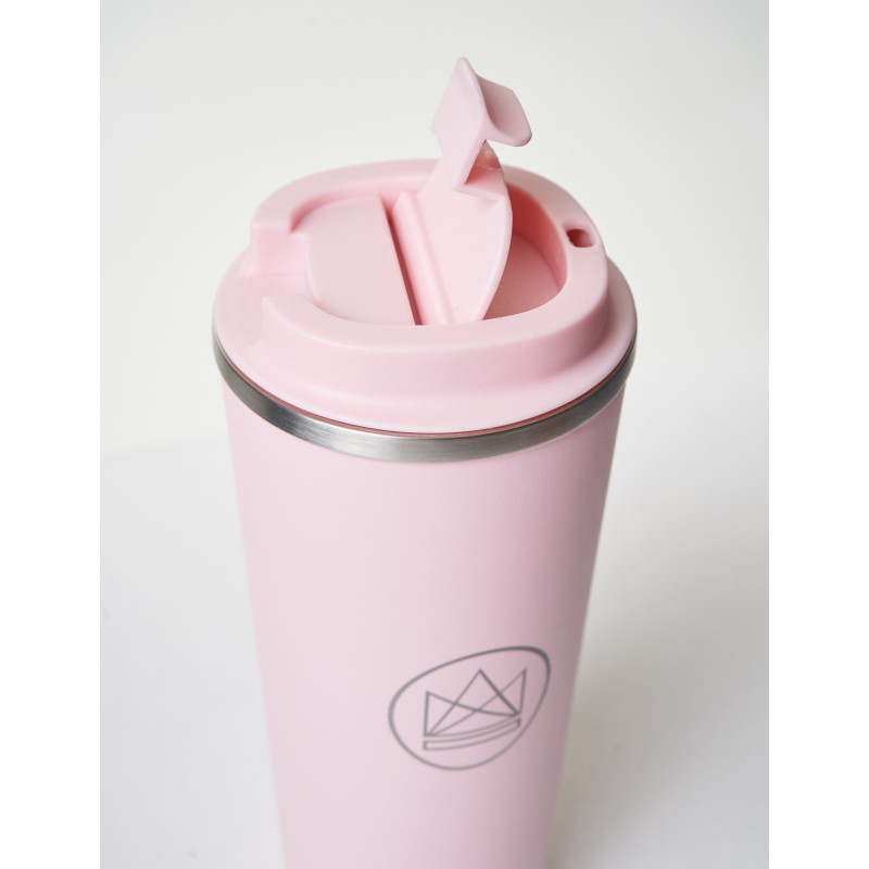 Designový nerez pohár, 710 ml, Neon Kactus, růžový