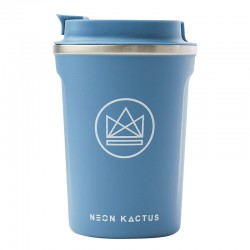 Designový termohrnek, 380 ml, Neon Kactus, modrý