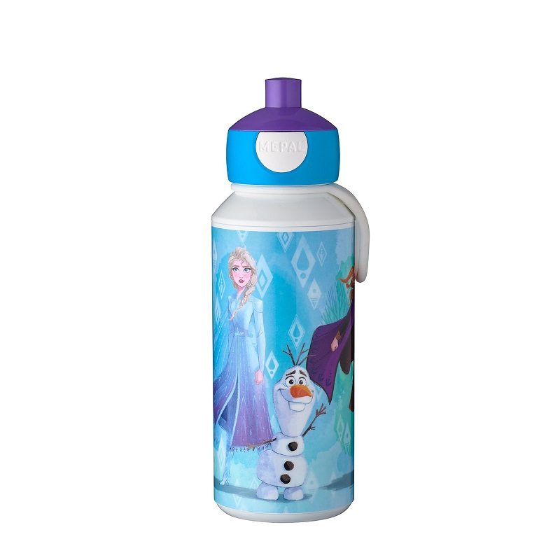 Levně Dětská láhev na vodu s pítkem Campus 400 ml, Mepal, Frozen II